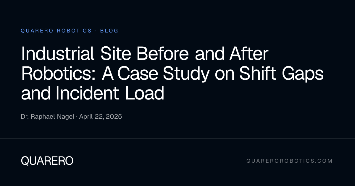 Industrial Site Before and After Robotics: A Case Study on…