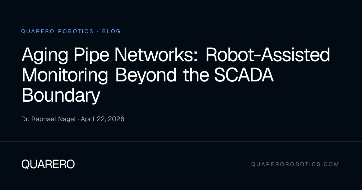 Aging Pipe Networks: Robot-Assisted Monitoring Beyond the…